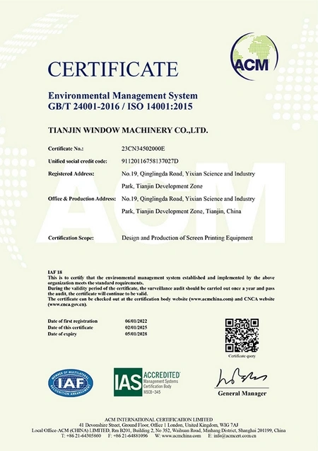 ISO 14001 Certification